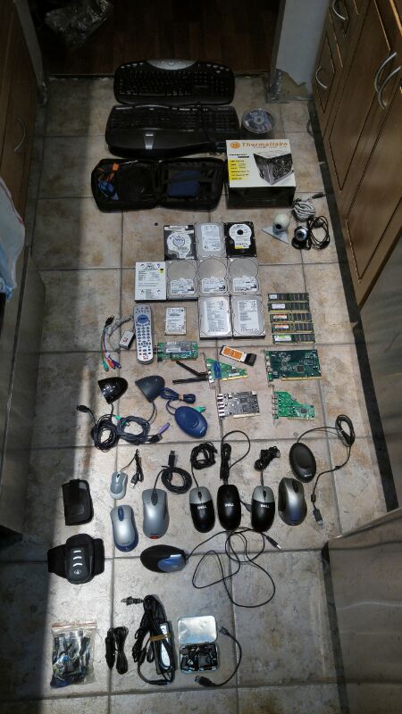 Lot of computer parts (see link to photos for everything included)