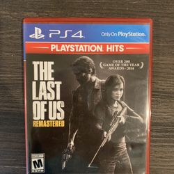 The Last Of Us Remastered For PS4