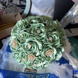 Sage green bouquet