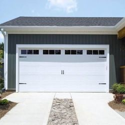 16x7 Garge Door 4 Windows 