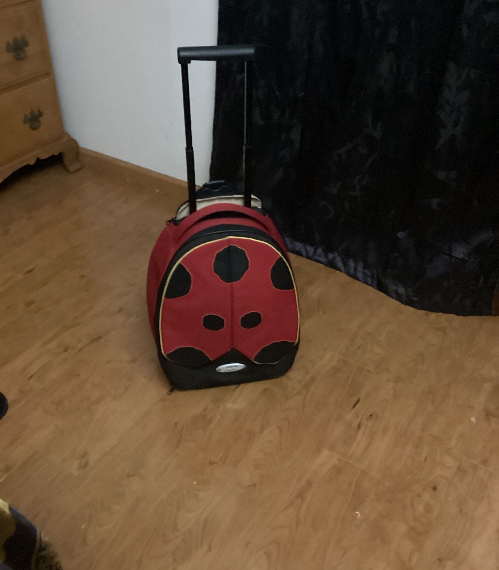 3 Pc Ladybug Luggage Set