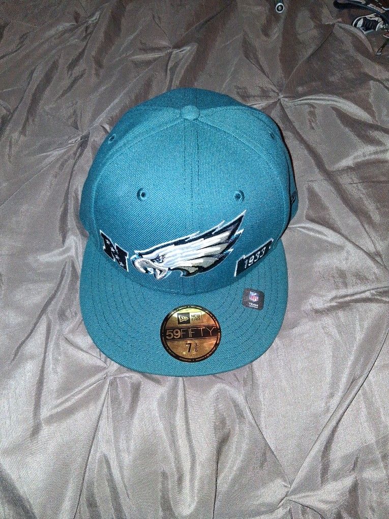 Philadelphia Eagles NFC Championship Fitted Hat Size 7 3/8