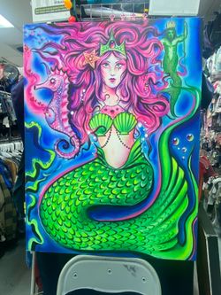 Fantasy Mermaid Painting