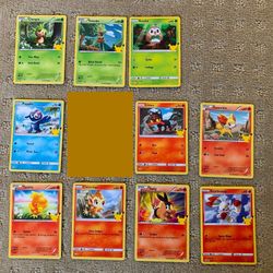 McDonalds x Pokemon - Lot Of 10 Commons Cards - Mint Condition!