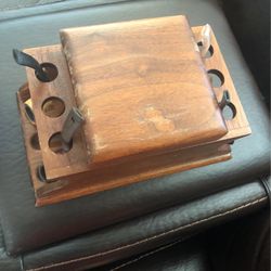 Vintage Wooden Pipe Stand