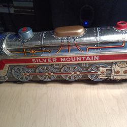 1960'sVintage Silver Mountain Toy Train