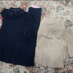 Girls Cat & Jack Uniform Bundle - size 7/8

Navy Dress (1) - sz 7/8
Navy Pants (1) - sz 8 plus
Tan Skirts (3) - sz 7/8