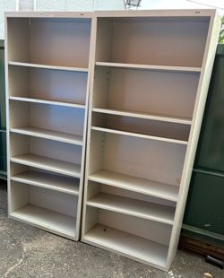 Tennsco Metal Bookshelves Set Of 2