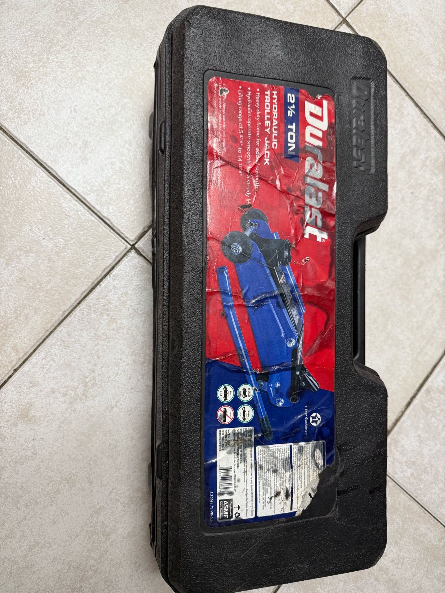 Duralast 2.5 tons carjack