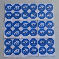 ADT Stickers Lot Of 36