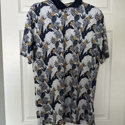 NWT PUMA MATTR Tropic Polo Size Medium