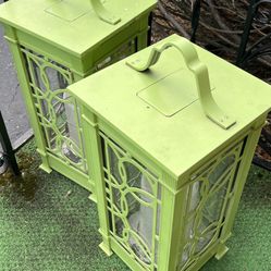 Two Green Lanterns, Candles Not Included 