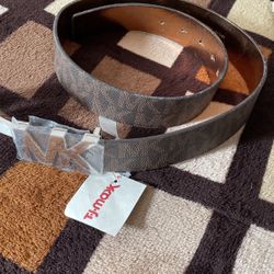 brown mk belt size M