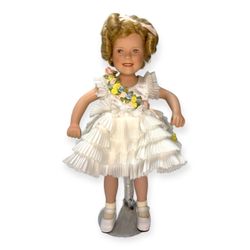 Shirley Temple Baby Take a Bow Porcelain Doll Danbury mint 10" inch No Box