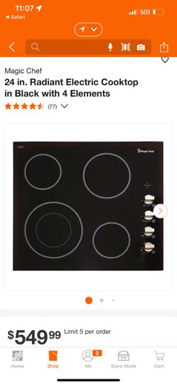 24in X 24in Electric Stove 240v