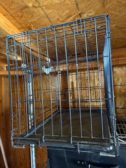 Small Dog Crate with Tray