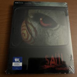 Saw (Exclusive, Steelbook, 4K Ultra HD, Blu-ray, and Digital)