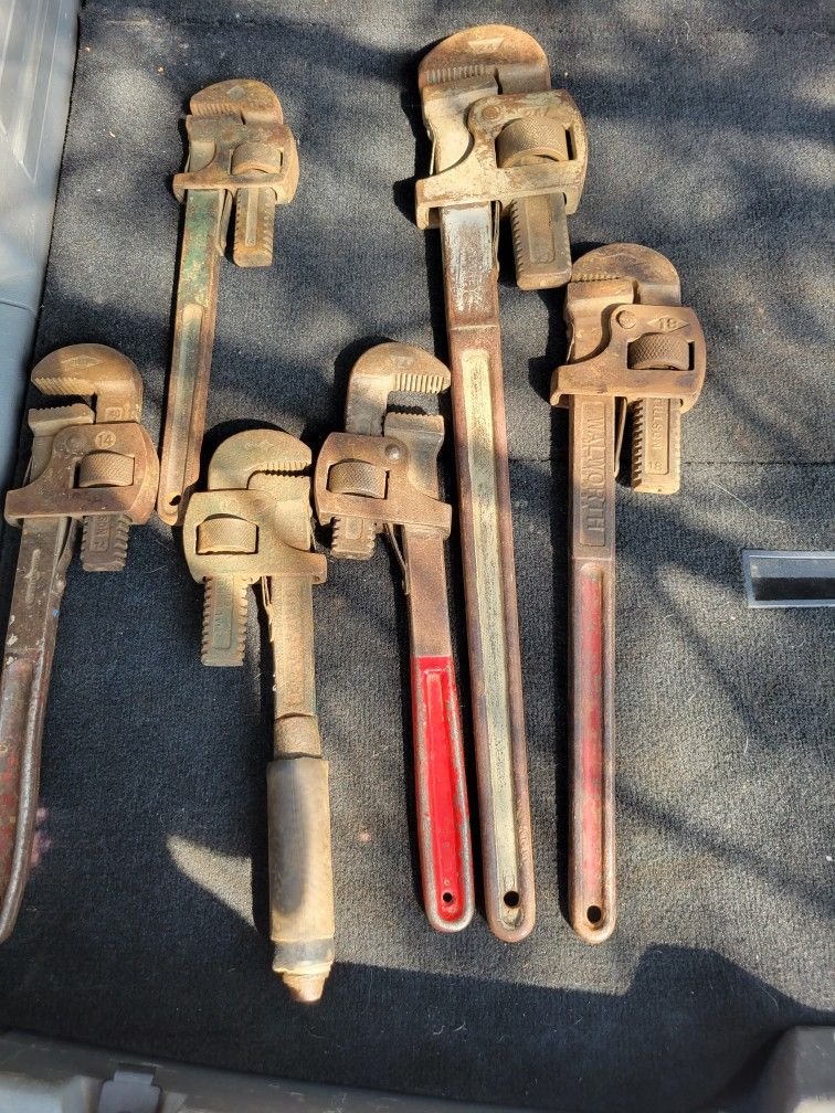 Old School Pipe Wrenches