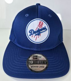 New Era 39THIRTY Los Angeles Dodgers MLB On-Field Cap Hat Blue M-L Licensed