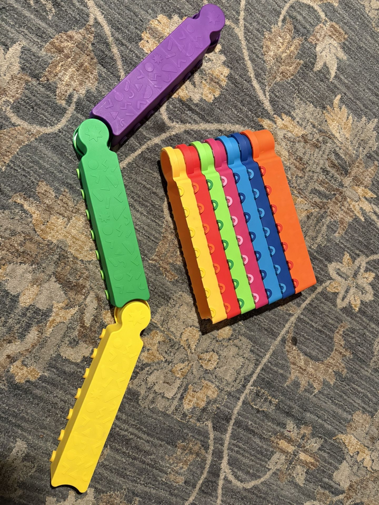 Colorful Balance Beam And Stepping Stones For Kids