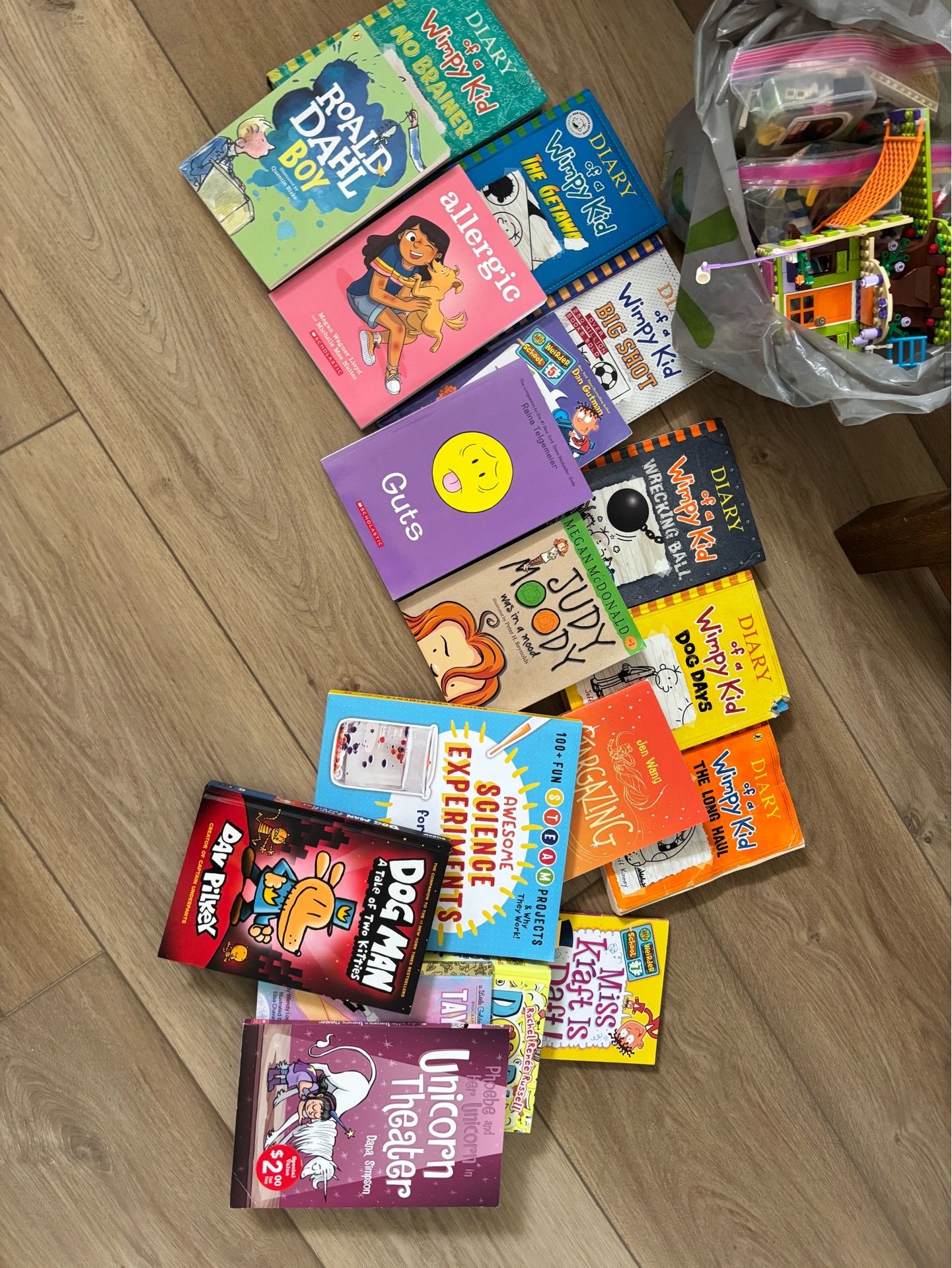 Fee kids books and legos