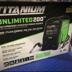 Titanium Unlimited 200 Multiprocess Inverter Welder