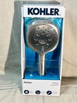 NEW KOHLER Ashan 3-Spray Wall Mount Handheld Showerhead 1.75 GPM in Vibrant Brushed Nickel