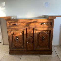 Antique Liquor Cabinet Or Dresser