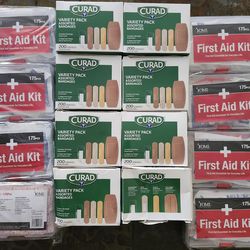 First aid kit or Curad bandages $4 either one