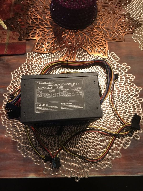 TurboLink Switching Power Supply ATX-XG500W 12V Computer Power Supply PSU Gaming