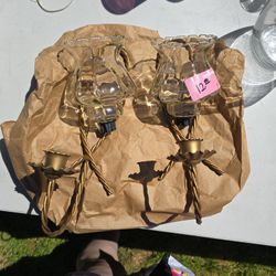 Vintage Candle Wall Sconce