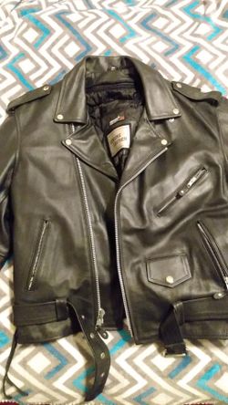 Genuine Leather Men's Biker Jacket