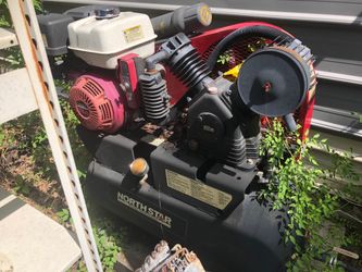 Gas powered  compressor