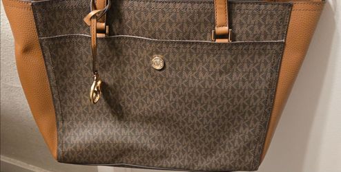 Large brown and tan Authentic Michael Kors Purse