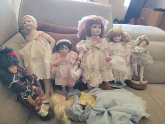 vintage porcelain dolls (  7 )