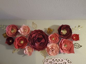 Paper flower decoration