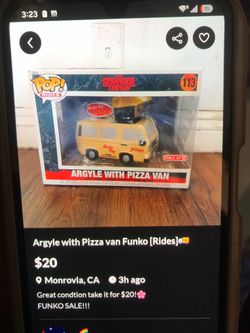 Argyle with van funko rides