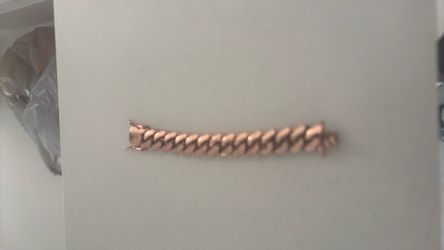 Rose Gold Plated Cuban Link 14k