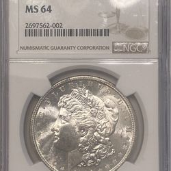 1881-S  MORGAN SILVER DOLLAR  MS-64