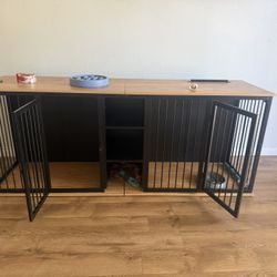 2 Dog Crate TV Intertainment 