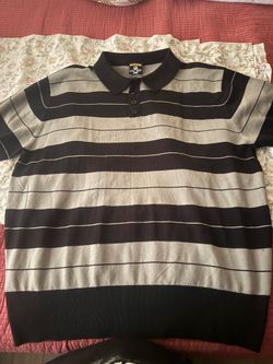 Charlie Brown LowRider Black & Grey Polo Shirt Size 2XL Fits More Like A XL
