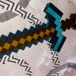 Minecraft Axe/Sword 2n1 brand new just opened