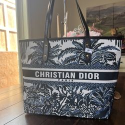 Large Tote Bag Blue  *Brand New*