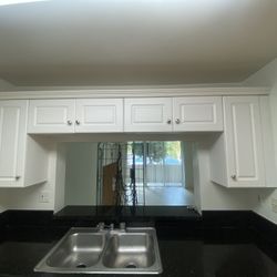 4- White Cabinets  $225 For All 4 