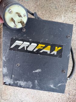 Profax welding machine remote