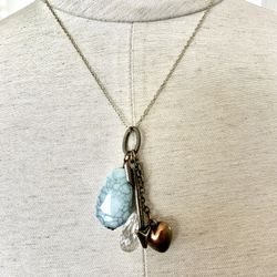 Arrow Heart Charm Pendant Necklace 