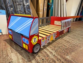 Fire Truck Toddler Bed