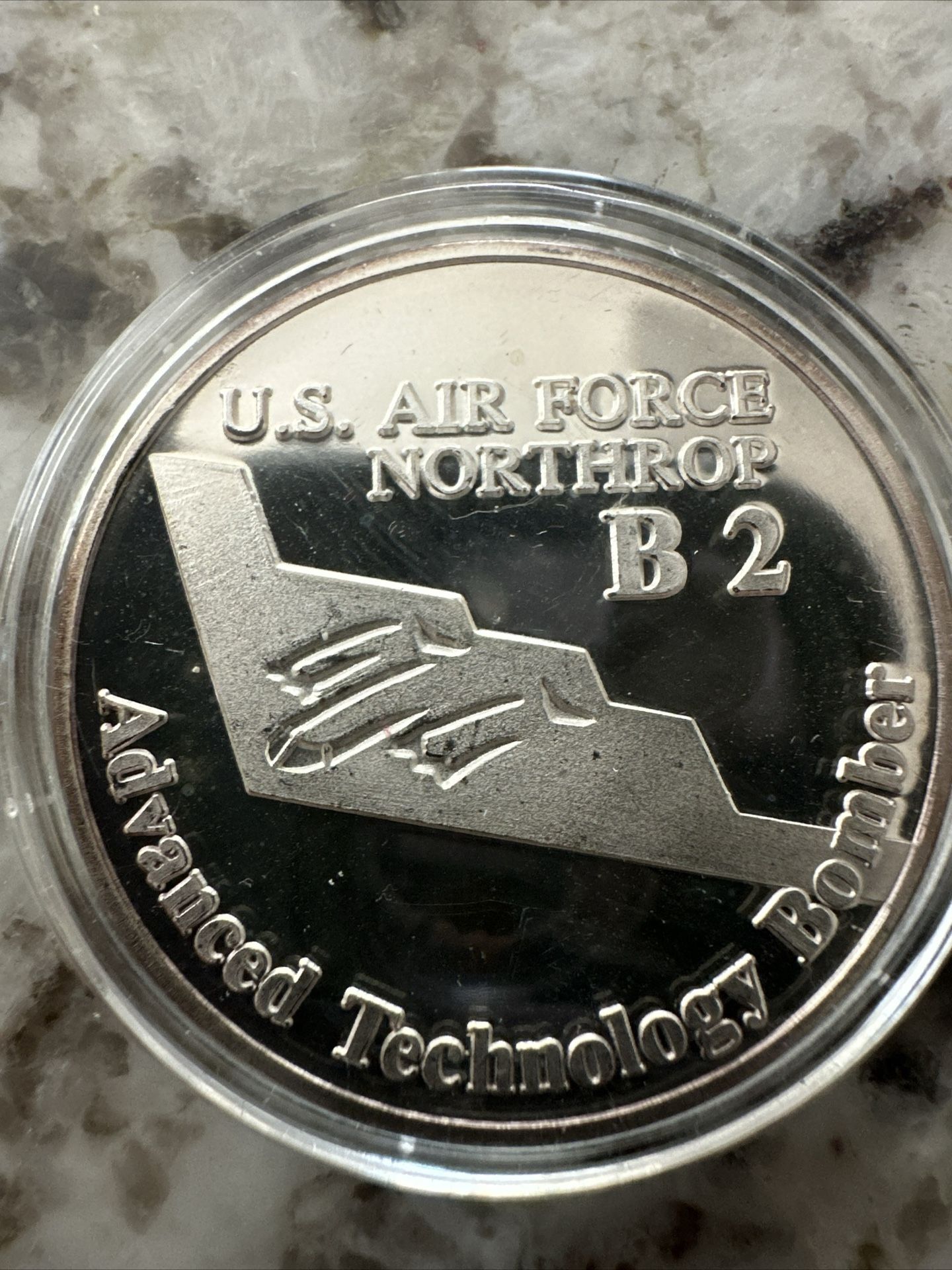 1 OZ Silver B2 First Flight Coin