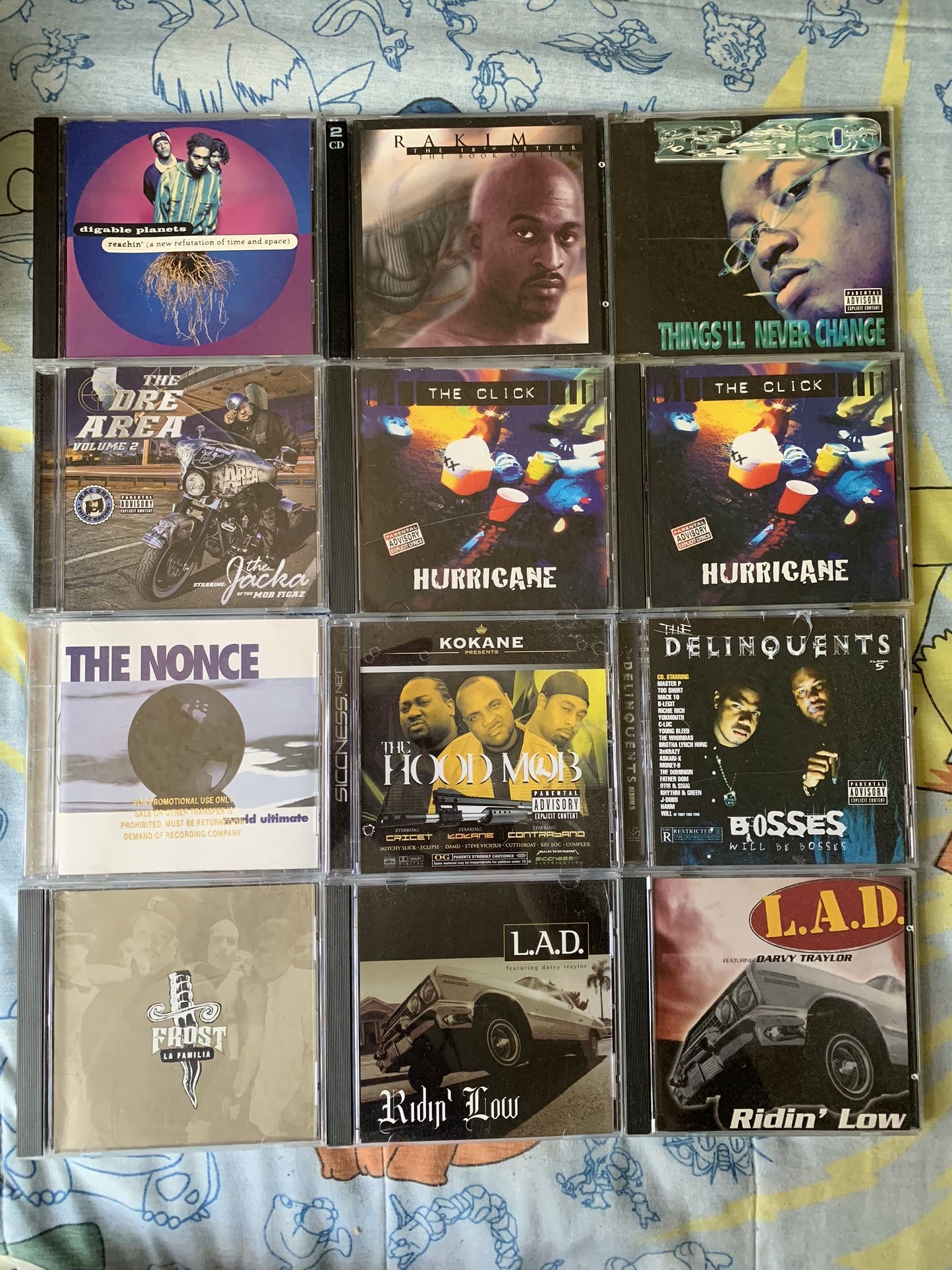 Rare rap hip hop g funk gangsta rap CD music out of print