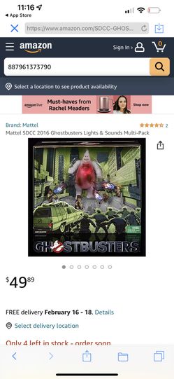 Ghostbuster collector Lights And Sound Toy pack